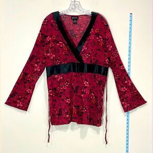 Beautiful Lane Bryant Flowing Floral Print Top. Size 14/16.